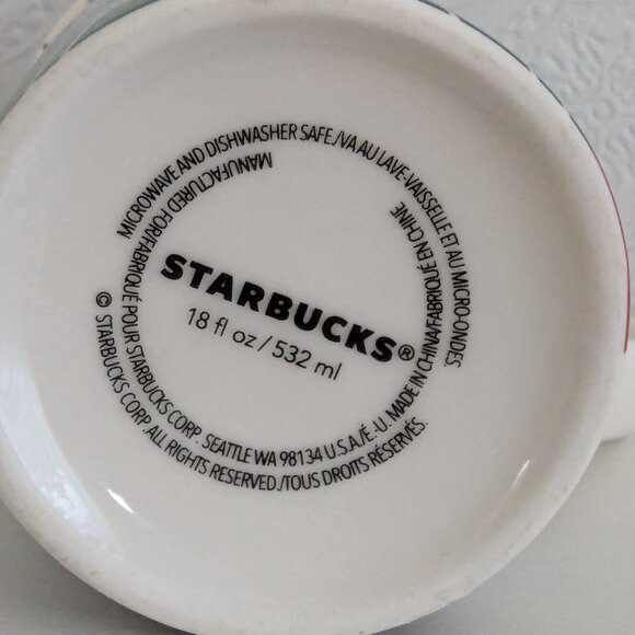 Starbucks Holiday tall mug - Minimalist trees illustration - 18 oz - Picture 8 of 8